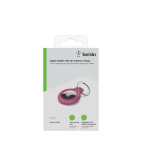 Belkin | Secure Holder with Key Ring for AirTag | Pink