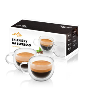 ETA | Espresso cups | ETA518091000 | For espresso coffee | 2 pc(s) | Dishwasher proof | Glass