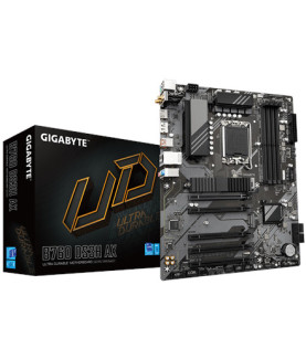 Gigabyte | B760 DS3H AX 1.x M/B | Processor family Intel | Processor socket LGA1700 | DDR5 DIMM | Memory slots 4 | Supported ha