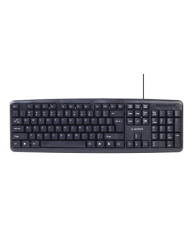 Gembird | 4-in-1 Multimedia office set | KBS-UO4-01 | Keyboard, Mouse, Pad and Headset Set | Wired | Mouse included | US | Blac