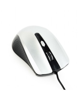 Gembird | Mouse | MUS-4B-01-BS | Standard | USB | Black/ silver