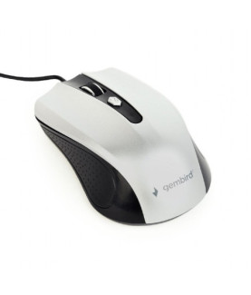 Gembird | Mouse | MUS-4B-01-BS | Standard | USB | Black/ silver