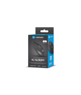 Natec | Mouse | Ruff Plus | Wired | Black