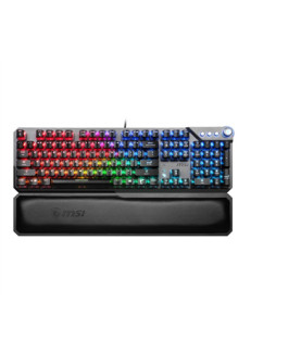 MSI | Gaming Keyboard | VIGOR GK71 SONIC BLUE | Gaming Keyboard | Wired | RGB LED light | US | Black | Numeric keypad | Blue Sw