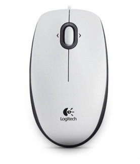 Logitech | B100 | Portable Optical Mouse | White