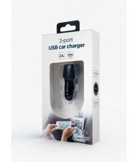 Gembird | 2-port USB car charger | TA-U2C48A-CAR-01