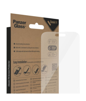 PanzerGlass | Screen protector | Apple | iPhone 14 Pro Max | Glass | Transparent | Classic Fit