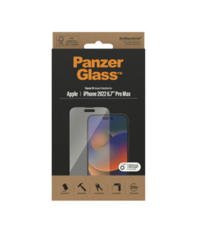 PanzerGlass | Screen protector | Apple | iPhone 14 Pro Max | Glass | Transparent | Classic Fit