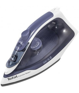 TEFAL | FV2837E0 | Steam Iron | 2400 W | Water tank capacity 150 ml | Continuous steam 35 g/min | Blue/White