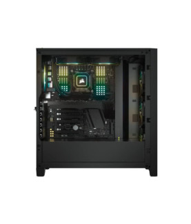 Corsair | Tempered Glass Mid-Tower ATX Case | iCUE 4000X RGB | Side window | Black | Mid-Tower | Power supply included No | ATX