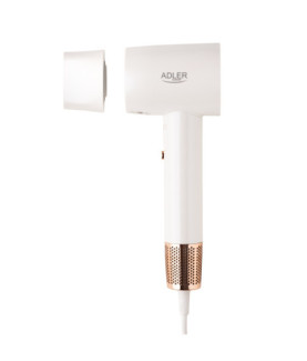 Adler Hair Dryer | SUPERSPEED AD 2272 | 1800 W | Number of temperature settings 3 | Ionic function | White