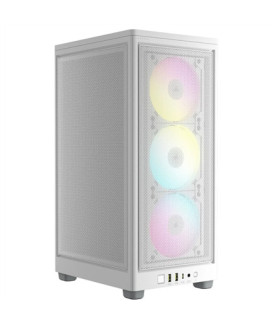 Corsair | RGB AIRFLOW PC Case | 2000D | White | Mini-ITX | Power supply included No | SFX