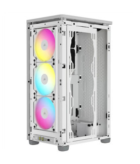 Corsair | RGB AIRFLOW PC Case | 2000D | White | Mini-ITX | Power supply included No | SFX