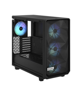 Fractal Design | Meshify 2 Lite RGB TG Light Tint | Side window | Black | E-ATX | Power supply included No | ATX