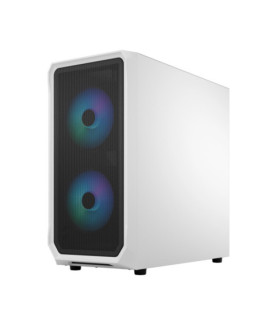 Fractal Design | Focus 2 | Side window | RGB White TG Clear Tint | Midi Tower | Power supply included No | ATX