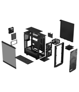 Fractal Design | Meshify 2 Compact Lite | Side window | Black TG Light tint | Mid-Tower | Power supply included No | ATX