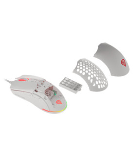 Genesis | Ultralight Gaming Mouse | Krypton 750 | Wired | Optical | Gaming Mouse | USB 2.0 | White | Yes