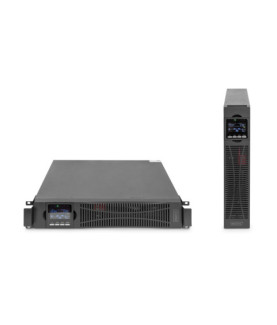 DIGITUS OnLine UPS, rack/tower, 1500VA, 1500W, LCD, 8 x C13, 1 x C19, RS-232, USB, RJ45, SNMP card (optional), relay card (opti