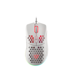 Genesis | Gaming Mouse | Krypton 555 | Wired | Optical | Gaming Mouse | USB 2.0 | White | Yes