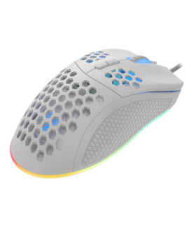 Genesis | Gaming Mouse | Krypton 555 | Wired | Optical | Gaming Mouse | USB 2.0 | White | Yes