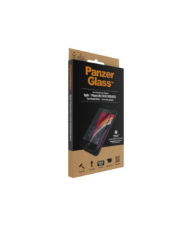 PanzerGlass | Apple | iPhone 6/6s/7/8/SE 2020 | Hybrid glass | Black | Rounded edges 100% touch preservation Crystal clear | Sc