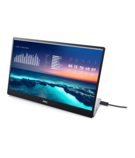 Dell | Portable Monitor | P1424H | 14 " | LCD | FHD | 16:9 | N/A Hz | 6 ms | 1920 x 1080 | 300 cd/m | Silver