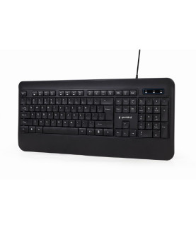 Gembird | Multimedia Keyboard | KB-UML-03 | Multimedia | Wired | US | Black