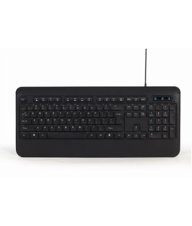 Gembird | Multimedia Keyboard | KB-UML-03 | Multimedia | Wired | US | Black