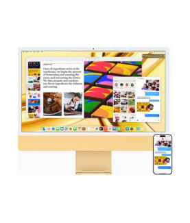 Apple iMac 24 4.5K Retina, Apple M3 8C CPU, 10C GPU/8GB/256GB SSD/Green/RUS | Apple