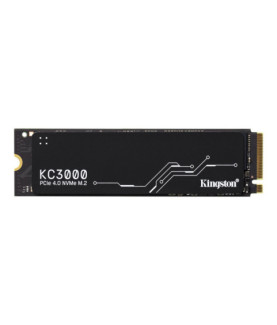 Kingston | SSD | KC3000 | 4096 GB | SSD form factor M.2 2280 | Solid-state drive interface PCIe NVMe Gen 4.0 x 4 | Read speed 7