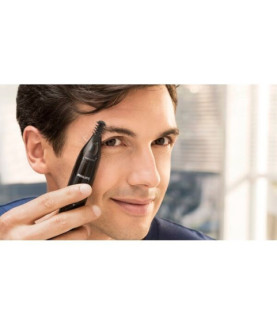 Philips | Nose and Ear Trimmer | NT1650/16 | Nose Hair Trimmer | Wet & Dry | Black