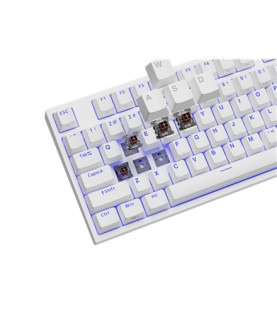 Genesis | Mechanical Gaming Keyboard | THOR 404 TKL RGB | White | Mechanical Gaming Keyboard | Wired | US | USB Type-A | 1005 g