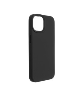 Fixed | MagFlow with MagSafe support | Back cover | Apple | iPhone 14 | Liquid silicon | Black