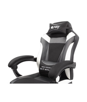 Fury Gaming Chair Fury Avenger M+ PU Leather | Black/White