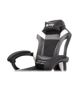 Fury Gaming Chair Fury Avenger M+ PU Leather | Black/White