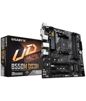 Gigabyte | B550M DS3H 1.0 | Processor family AMD | Processor socket AM4 | DDR4 DIMM | Memory slots 4 | Number of SATA connector