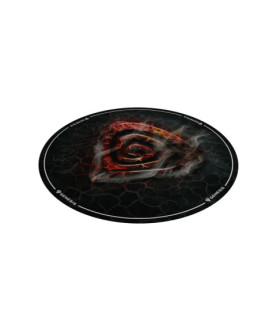 Genesis Tellur 400 Round Lava Floor Mat | Black