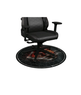 Genesis Tellur 400 Round Lava Floor Mat | Black