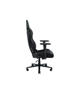 Razer Ergonomic Gaming Chair Enki X EPU Synthetic Leather Steel High density Polyurethane Moulded Foam | Black/Green