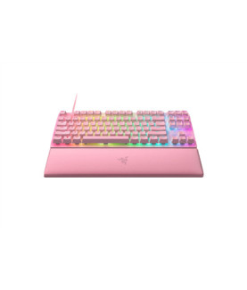 Razer | Optical Gaming Keyboard | Huntsman V2 Tenkeyless | Gaming keyboard | Wired | RGB LED light | US | Quartz | Linear Red S