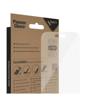 PanzerGlass | Screen protector | Apple | iPhone 14 Pro | Glass | Transparent | Classic Fit