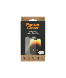 PanzerGlass | Screen protector | Apple | iPhone 14 Pro | Glass | Transparent | Classic Fit