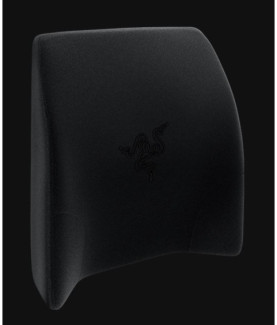 Razer 400 x 364 x103 mm | Exterior: Velvet fabric cover (with grippy rubber back) Interior: Memory foam | Lumbar Cushion for Ga