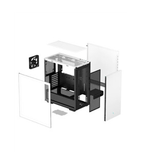 Deepcool | MID TOWER CASE | CH510 | Side window | White | Mid-Tower | Power supply included No | ATX PS2