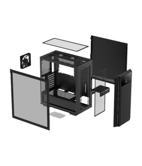 Deepcool | MESH DIGITAL TOWER CASE | CH510 | Side window | Black | Mid-Tower | Power supply included No | ATX PS2