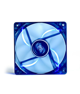 120 mm case ventilation fan, "Wind Blade 120", transparent, hydro bearing,4 LED's | Deepcool