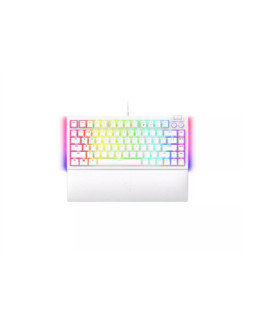 Razer | BlackWidow V4 75% | White | Gaming keyboard | Wired | US | Mechanical Switches