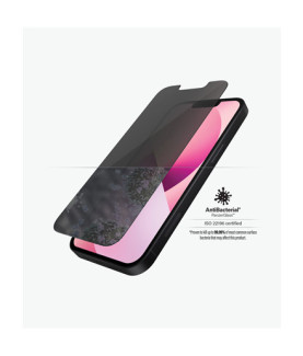 PanzerGlass | Apple | iPhone 13 Mini | Tempered glass | Black | Crystal clear Resistant to scratches and bacteria Shock absorbi