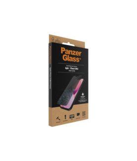 PanzerGlass | Apple | iPhone 13 Mini | Tempered glass | Black | Crystal clear Resistant to scratches and bacteria Shock absorbi