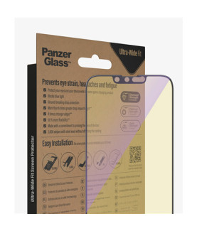 PanzerGlass | Screen protector | Apple | iPhone 14/13/13 Pro | Glass | Black | Ultra-Wide Fit Scratch resistant Shock resistant